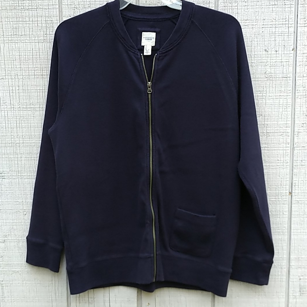 Landsend Men's Cotton Knit Jacket